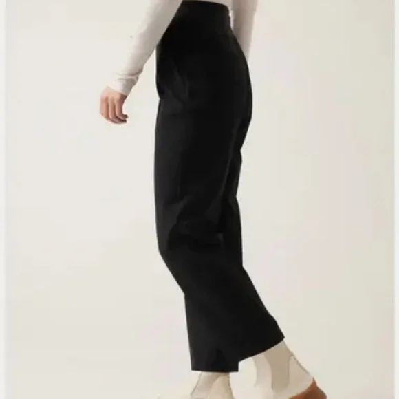 NWT Athleta Black Endless high rise Pant, Size 10 straight leg work Packable - Picture 5 of 16